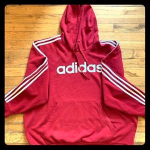 Adidas Red Men’s Training Hoodie